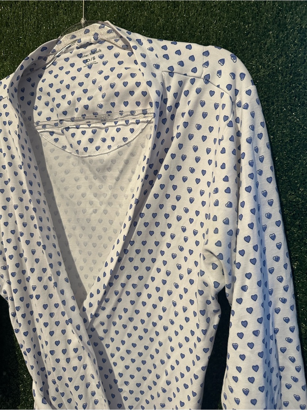 Roller Rabbit Axel Hearts Kimono Robe - Picture 9 of 12